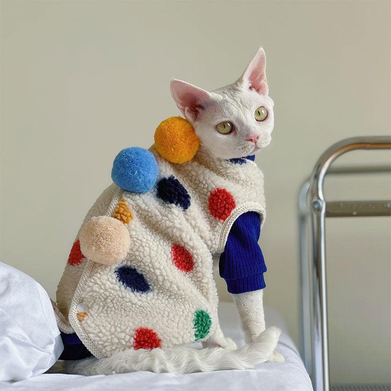 Devon Sphynx Hairless Cat Clothes Vest - MEWCATS