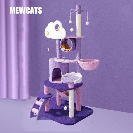 Dreamland Cat Climb Scratching Tree Tower - MEWCATS