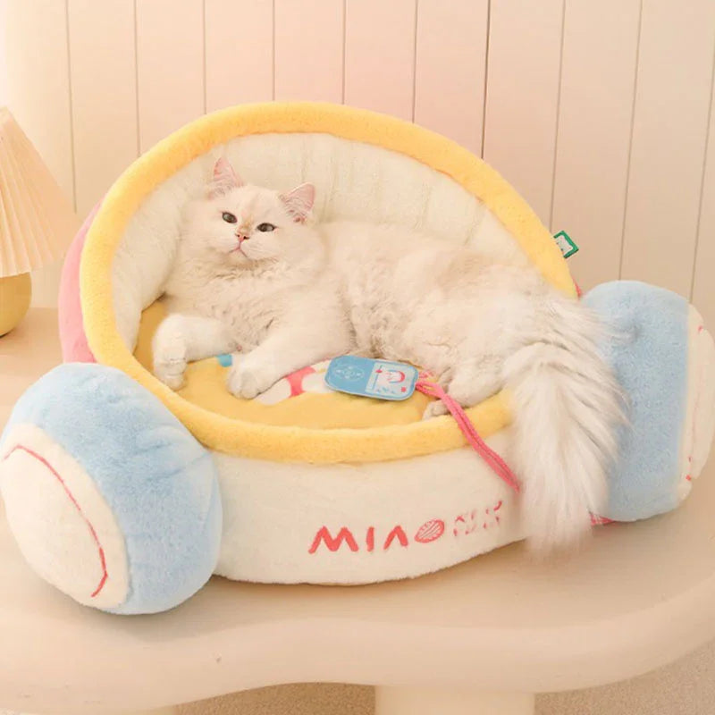Fantasy Earphone Cat Sofa Bed - MEWCATS