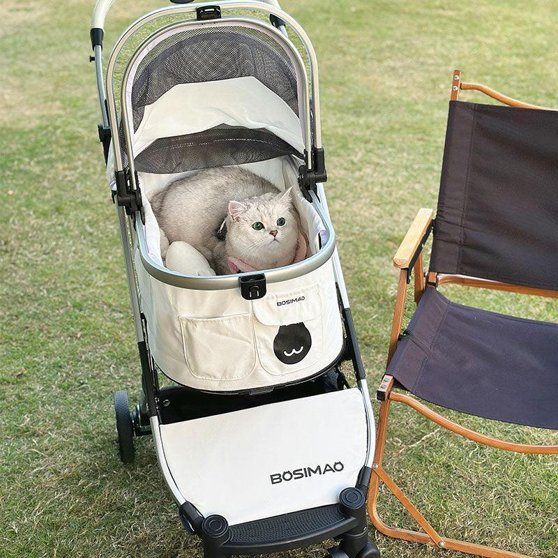 First Class Cat Stroller 3 Color Carrier with Wheels - MEWCATS