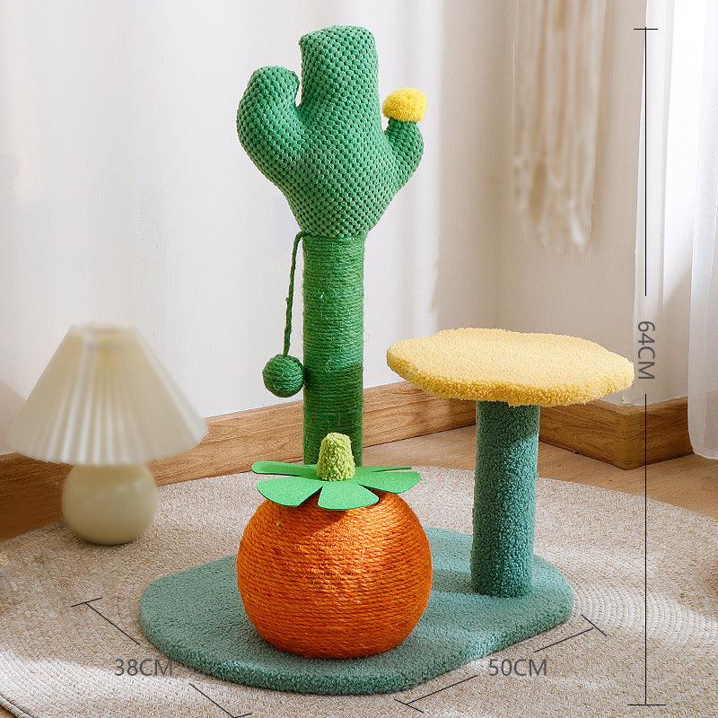 Flower Cat Climbing Tower Scratching Tree - MEWCATS