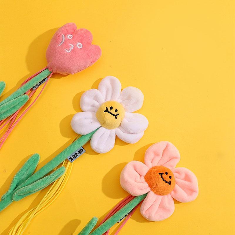 Flower Series Cat Stick Interactive Kitty Wand Toys - MEWCATS