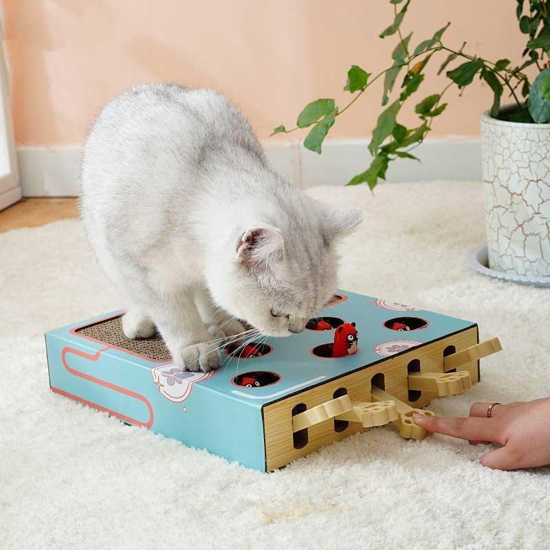 Gopher Cat Scratching Board Interactive Toys - MEWCATS