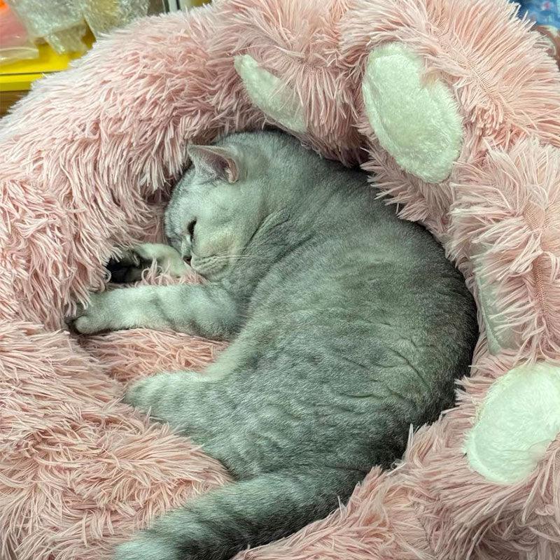 Green Monster Cat Sofa Fluffy Cat Bed Couch - MEWCATS