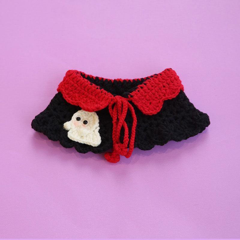 Halloween Cat Collar Handmade Hats Pumpkin Costume