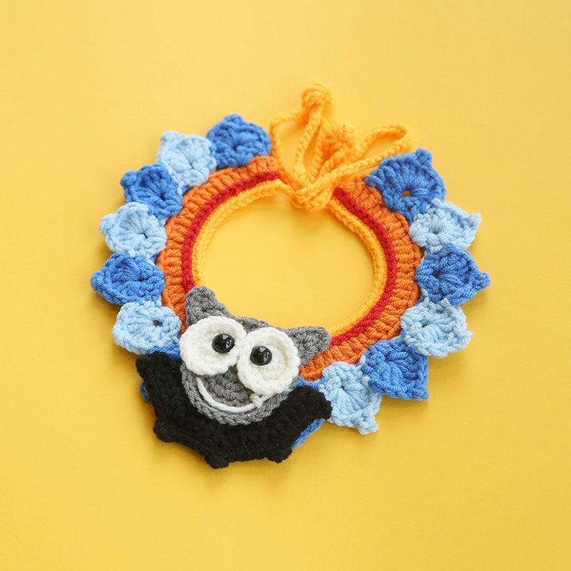 Halloween Cat Collar Handmade Hats Pumpkin Costume
