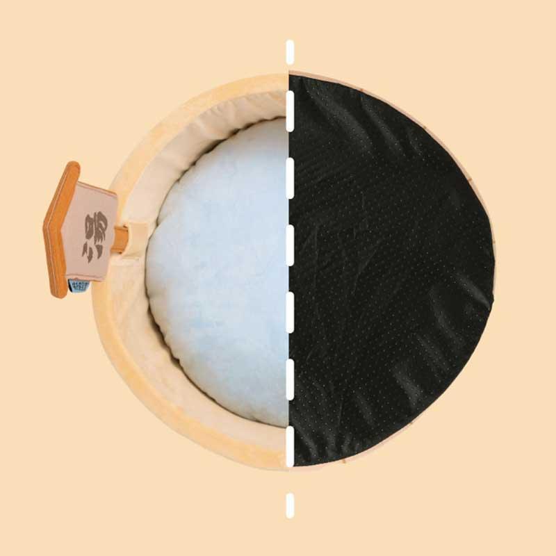 Japanese Style Hot Spring Pool Cute Cat Bed Scratch Pad - MEWCATS