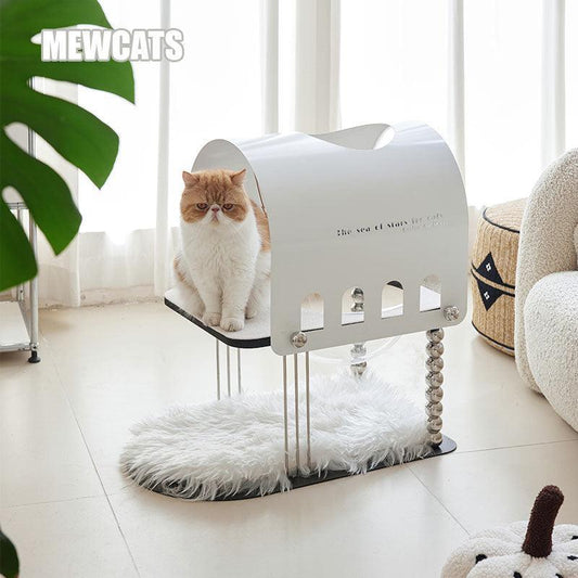 JCAT Art Bunk Cat Bed Furniture - MEWCATS