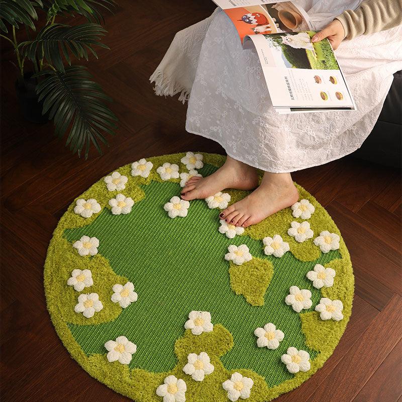 JCAT Blooming Garden Cat Scratch Mat Furniture - MEWCATS