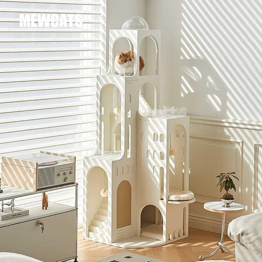 JCAT Dream Castle Maze Cat Furniture Tower - MEWCATS