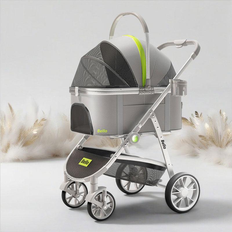 L9 Foldable Cat Carrier Stroller with Wheels - MEWCATS