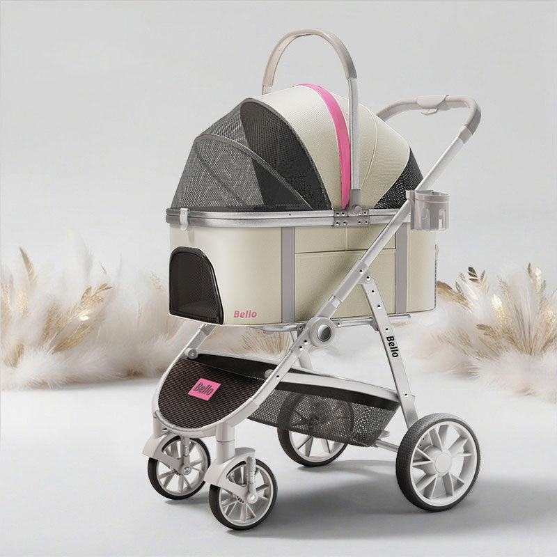 L9 Foldable Cat Carrier Stroller with Wheels - MEWCATS