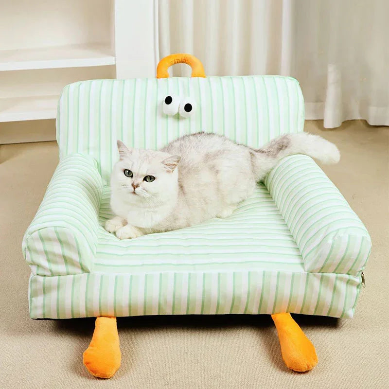 Macaroon Square Cat Bed 4 Color Mat Couch - MEWCATS