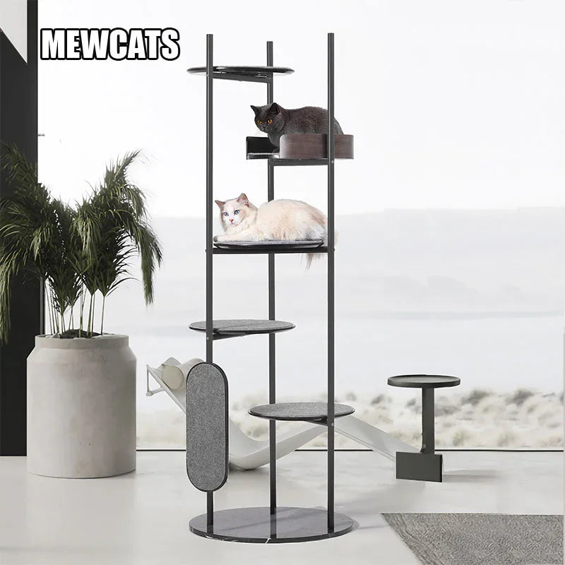 Minimalist Metal Cat Climbing Frame Tree - MEWCATS