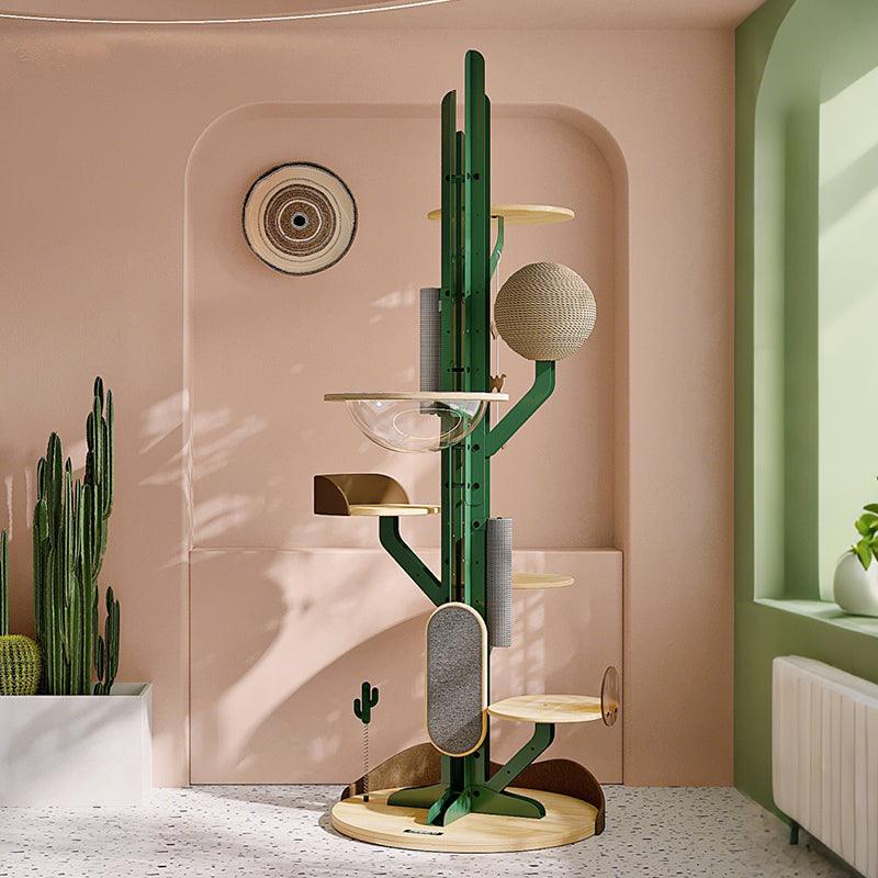 Modern DIY Large Cactus Cat Climbing Tree - MEWCATS