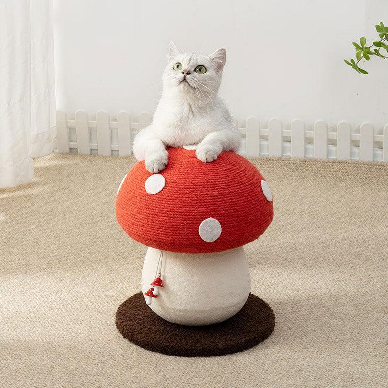Mushroom Cute Cat Scratching Post - MEWCATS