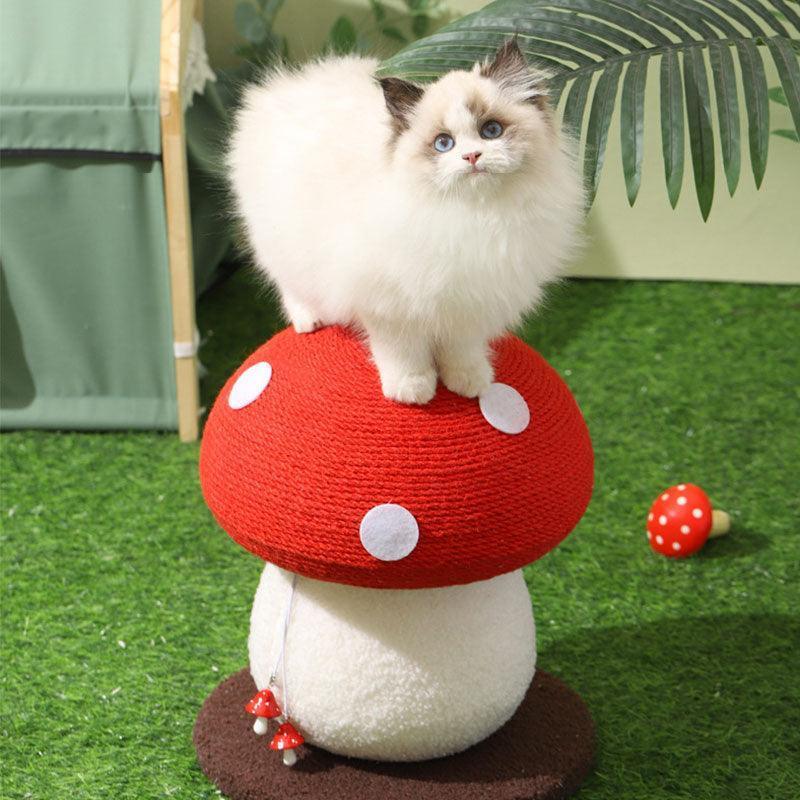 Mushroom Cute Cat Scratching Post - MEWCATS