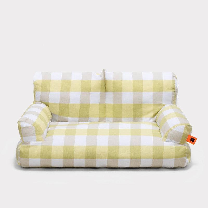 New Large Retro Diamond Grid Cat Bed Couch Sofa