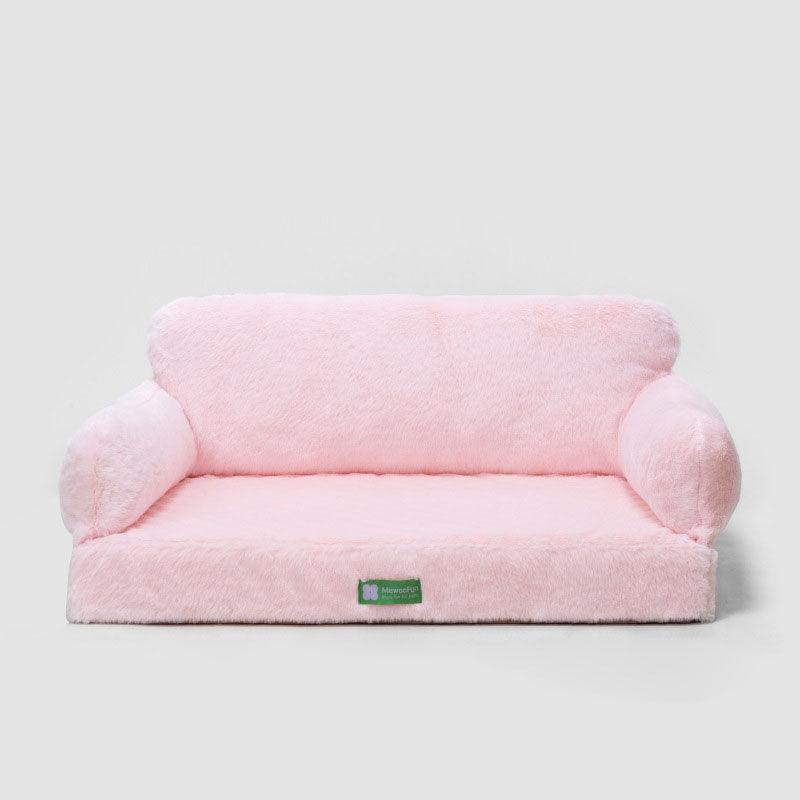 New Large Retro Diamond Grid Cat Bed Couch Sofa