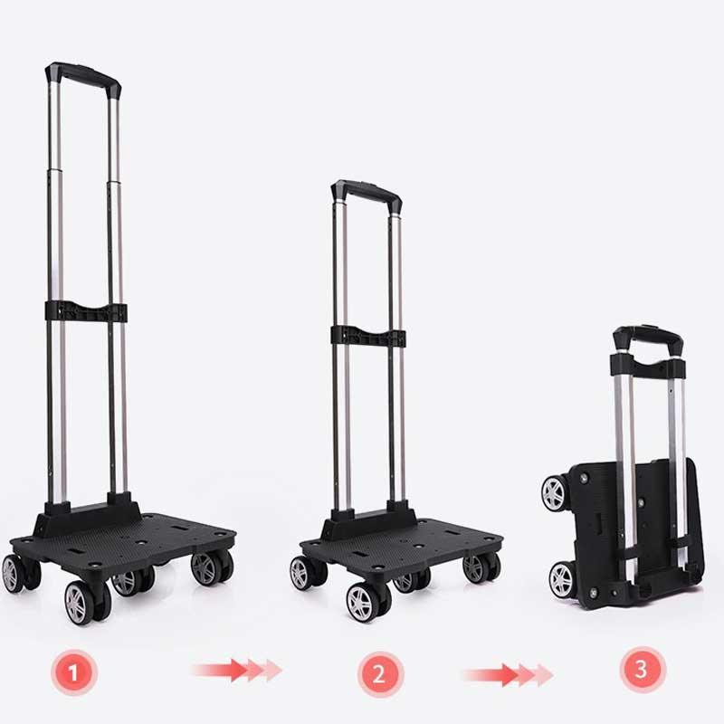 Portable Folding Silent Trolley for Cat Carrier Bag - MEWCATS