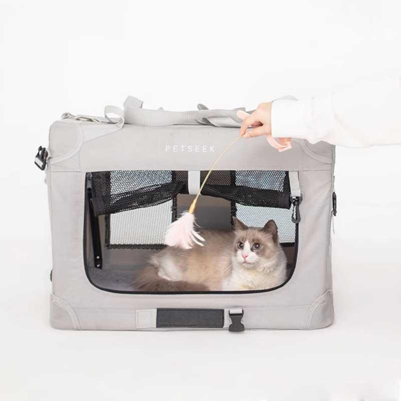 Roomy Car-Friendly Cat Carrier Tote Bag - MEWCATS