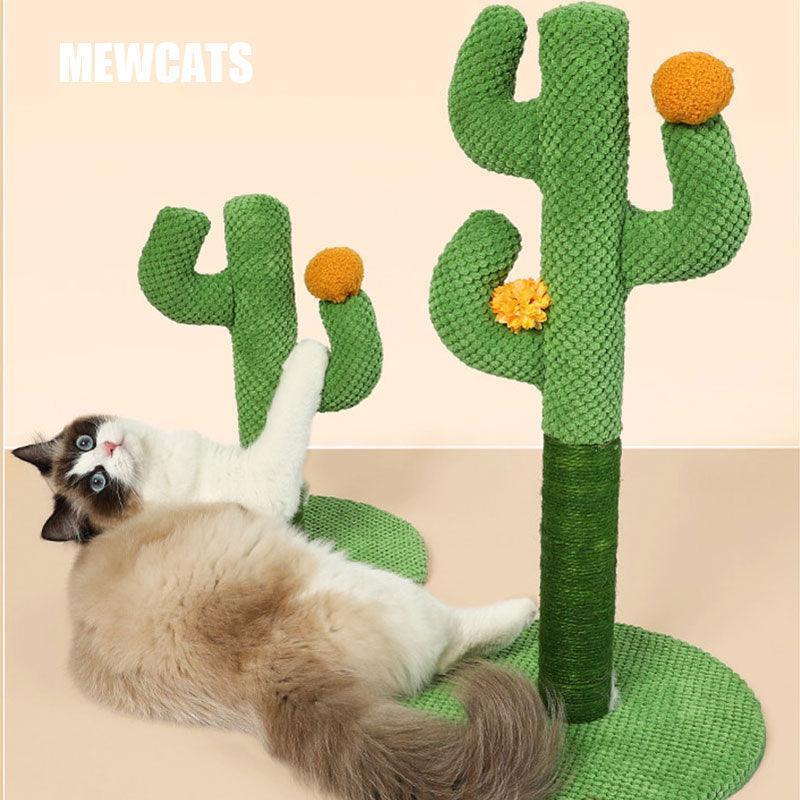 Sisal Cat Scratch Cute Cactus Toy - MEWCATS