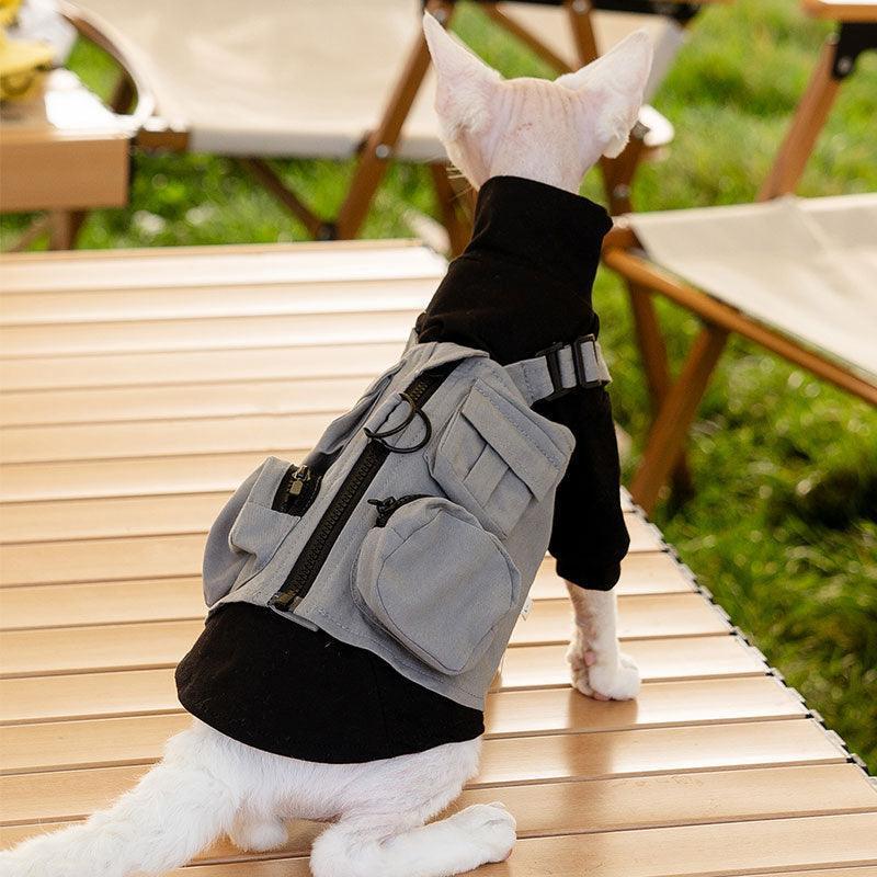 Sphynx Cat Vest 3 Color Devon Hairless Cat Clothes - MEWCATS