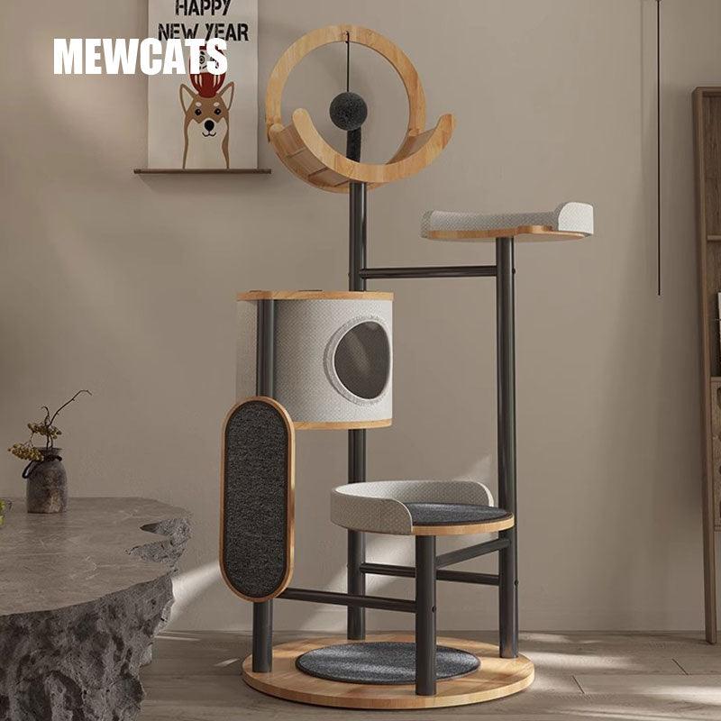 Steel Art Lively Cat Climbing Frame Tree - MEWCATS