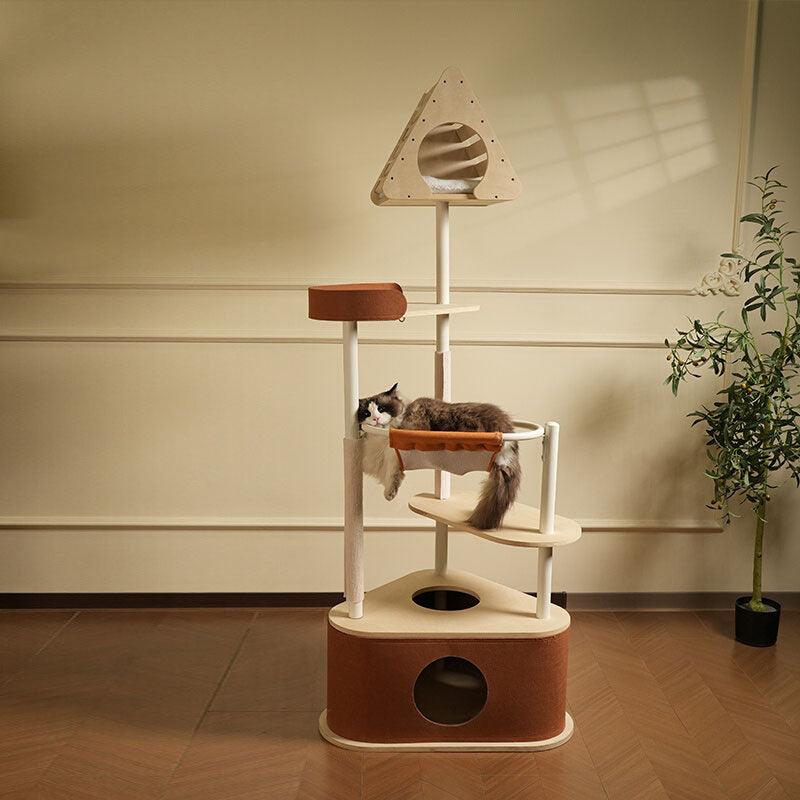 Steel Art Lively Cat Climbing Frame Tree - MEWCATS