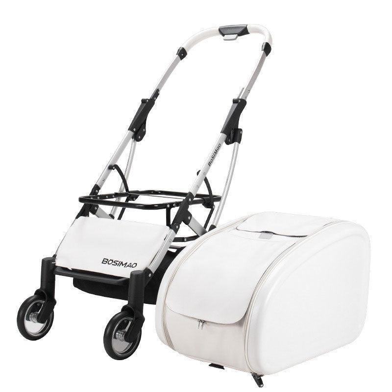 Stylish Detachable Cat Stroller 3 Color Pet Carrier on Wheels - MEWCATS