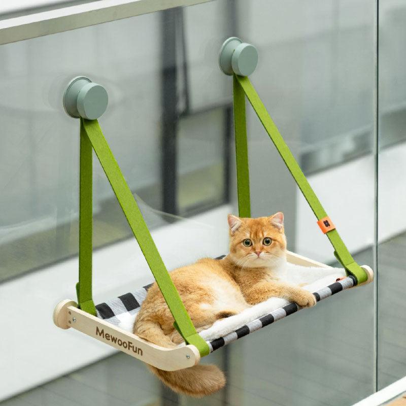Suction Cup Window Hammock Cat Perch Bed - MEWCATS