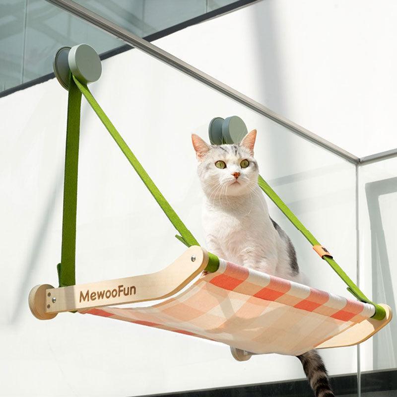 Suction Cup Window Hammock Cat Perch Bed - MEWCATS