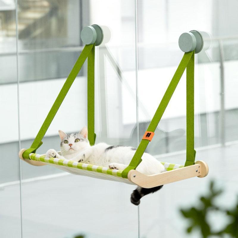 Suction Cup Window Hammock Cat Perch Bed - MEWCATS