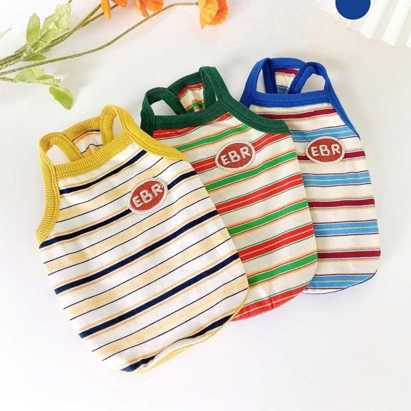 Summer Clashing Cat Vest 3 Color Pet Clothes - MEWCATS