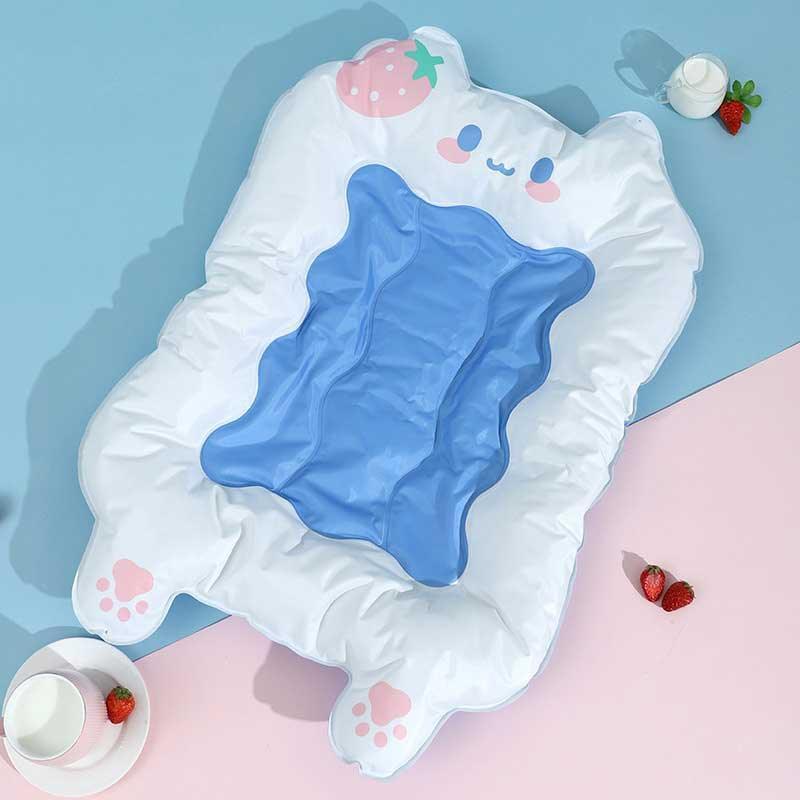 Summer Cooling Cat Bed Strawberry Pet Ice Pad - MEWCATS