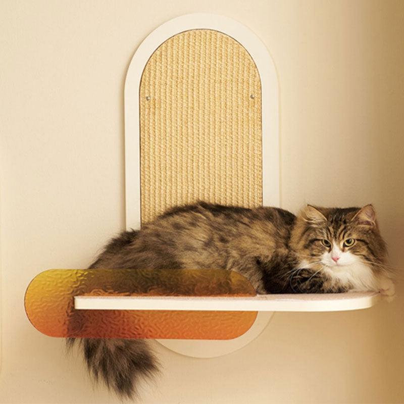 Sunset Wall Mounted Cat Scratching Shelves - MEWCATS
