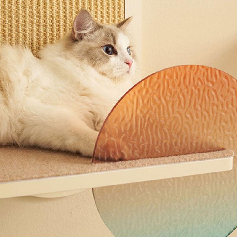 Sunset Wall Mounted Cat Scratching Shelves - MEWCATS