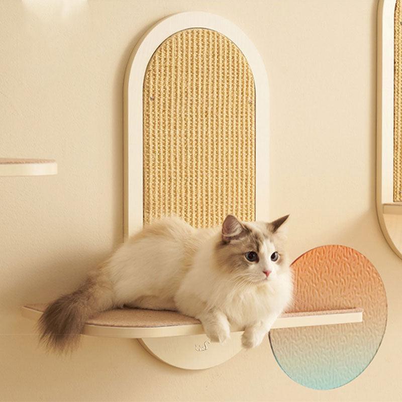 Sunset Wall Mounted Cat Scratching Shelves - MEWCATS