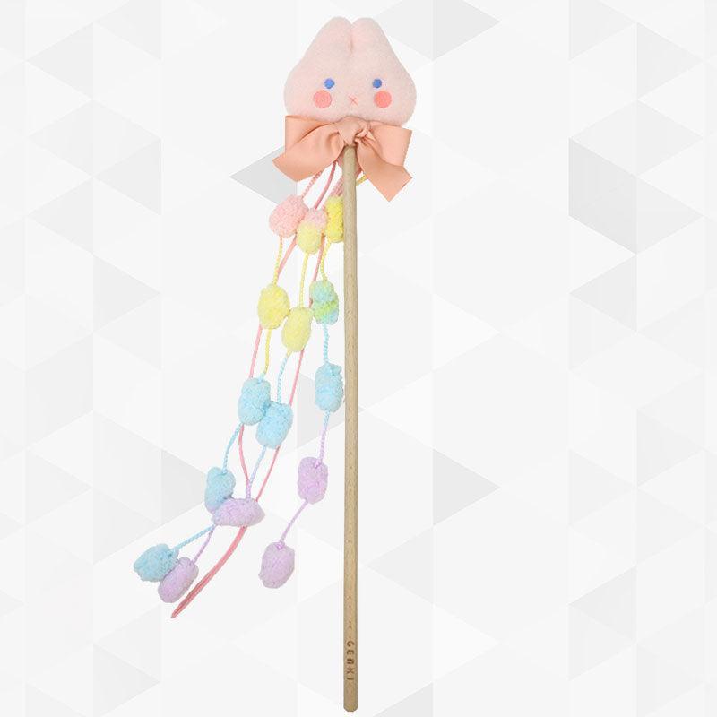 Tease Cat Stick Toys Bell Feather - MEWCATS