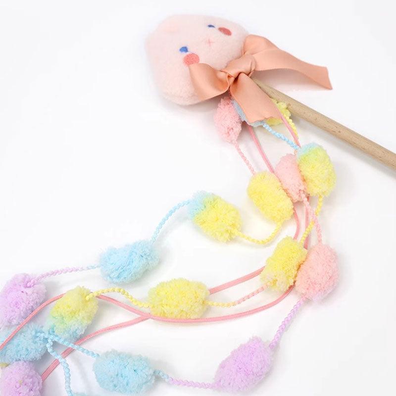 Tease Cat Stick Toys Bell Feather - MEWCATS