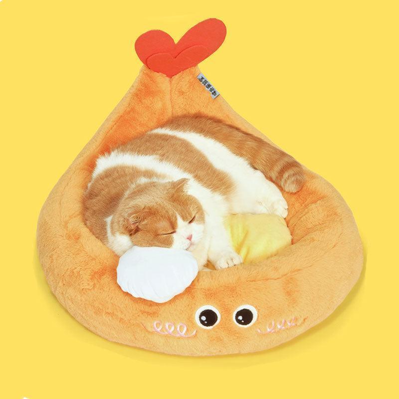 Tempura Large Cat Bed Warm Squishmallow - MEWCATS