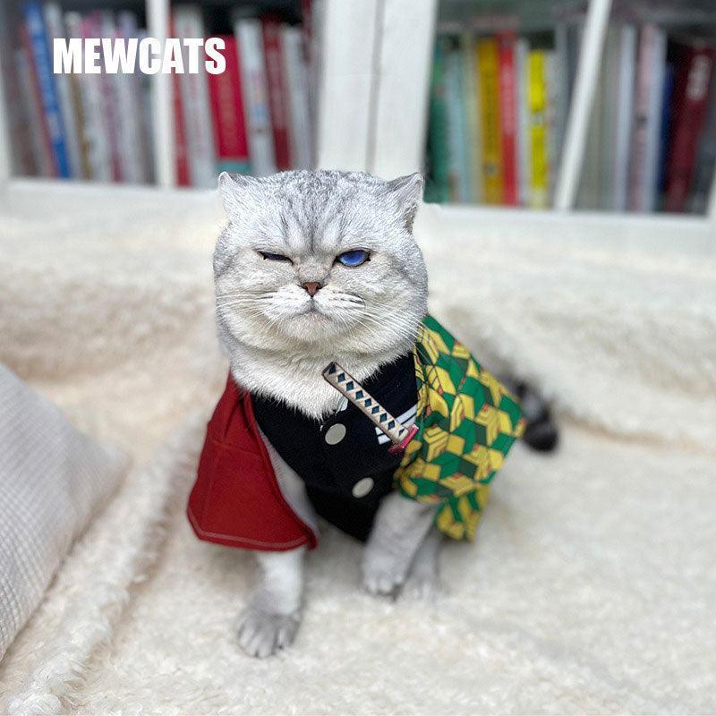 Tomioka Giyuu Cat Anime Cosplay Costume - MEWCATS