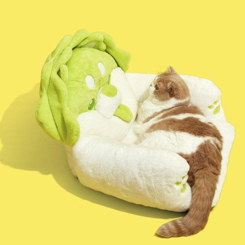 Vegetable Dog Vertical Cat Sofa 2 Style Warm Bed - MEWCATS