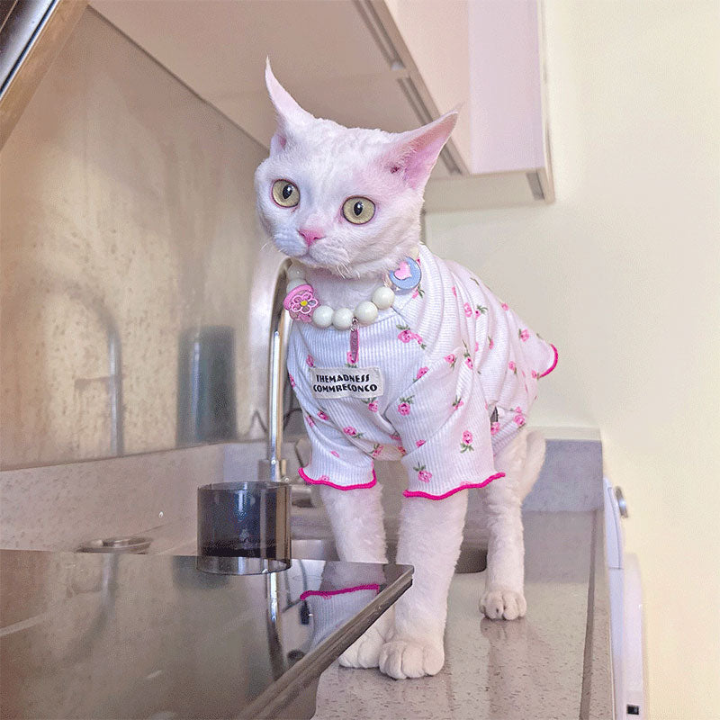Lightweight Summer Dress for Sphynx Cats