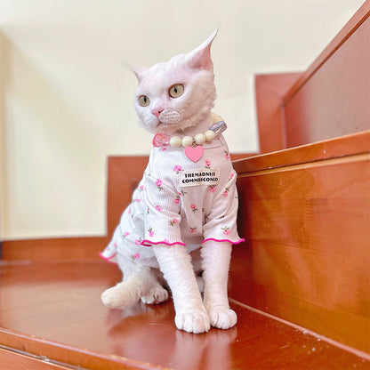 Lightweight Summer Dress for Sphynx Cats