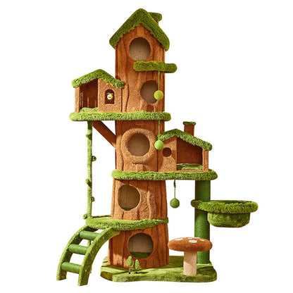 7.71 ft Luxury Realistic Tree Cat Climbing Tower
