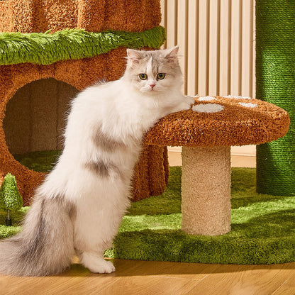 7.71 ft Luxury Realistic Tree Cat Climbing Tower