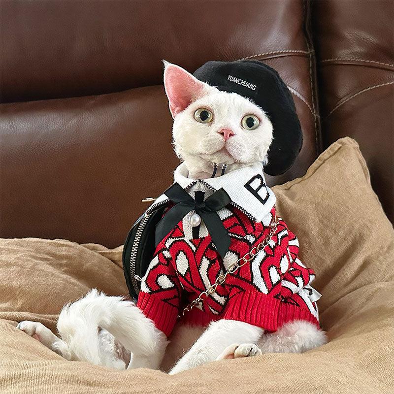 Academy Warm Hairless Cat Sweater Clothes