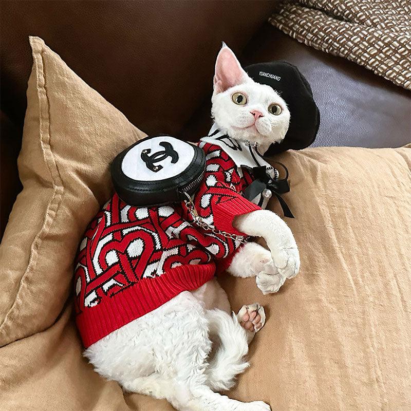 Academy Warm Hairless Cat Sweater Clothes