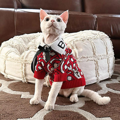 Academy Warm Hairless Cat Sweater Clothes